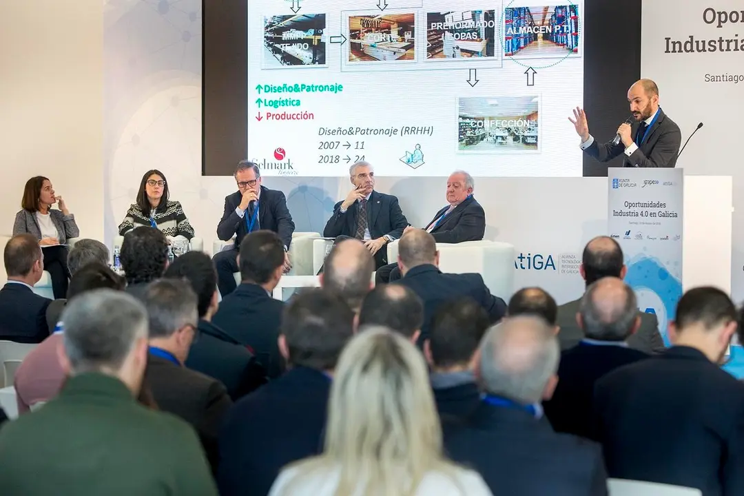 12,00 h.-   O conselleiro de Econom&iacute;a, Emprego e Industria, Francisco Conde, participar&aacute; na xornada sobre Oportunidades Industria 4.0 en Galicia. Na sala de convenci&oacute;ns (monte Gai&aacute;s, s/n). foto xo&aacute;n crespo20/03/18