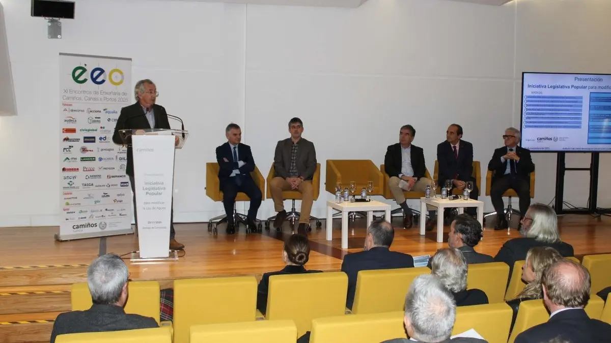 Enrique Urcola, decano del Colegio de Ingenieros de Caminos