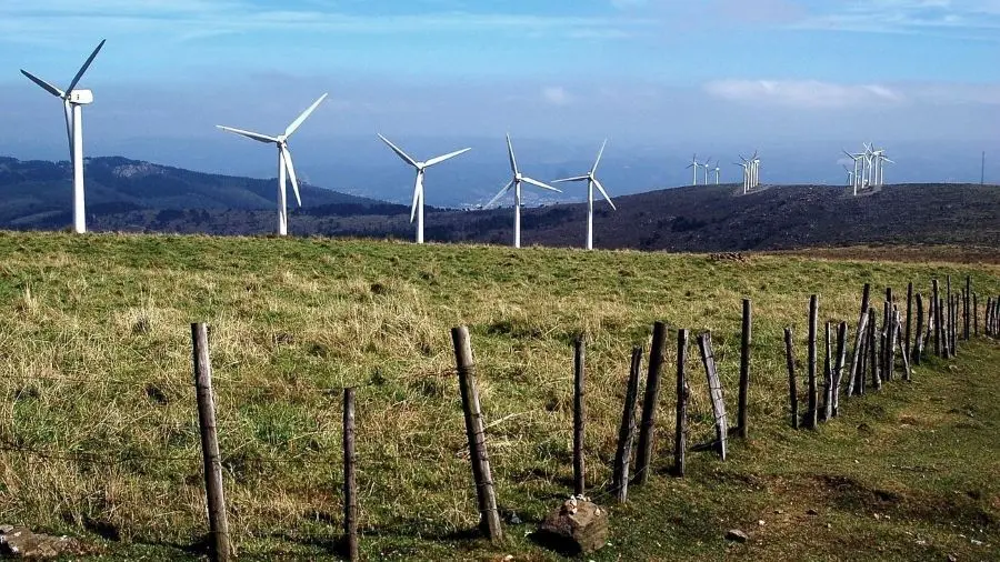 Parque e&oacute;lico en Galicia