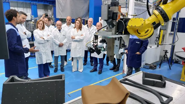 Visita Conselleira Medio Ambiente a AIMEN