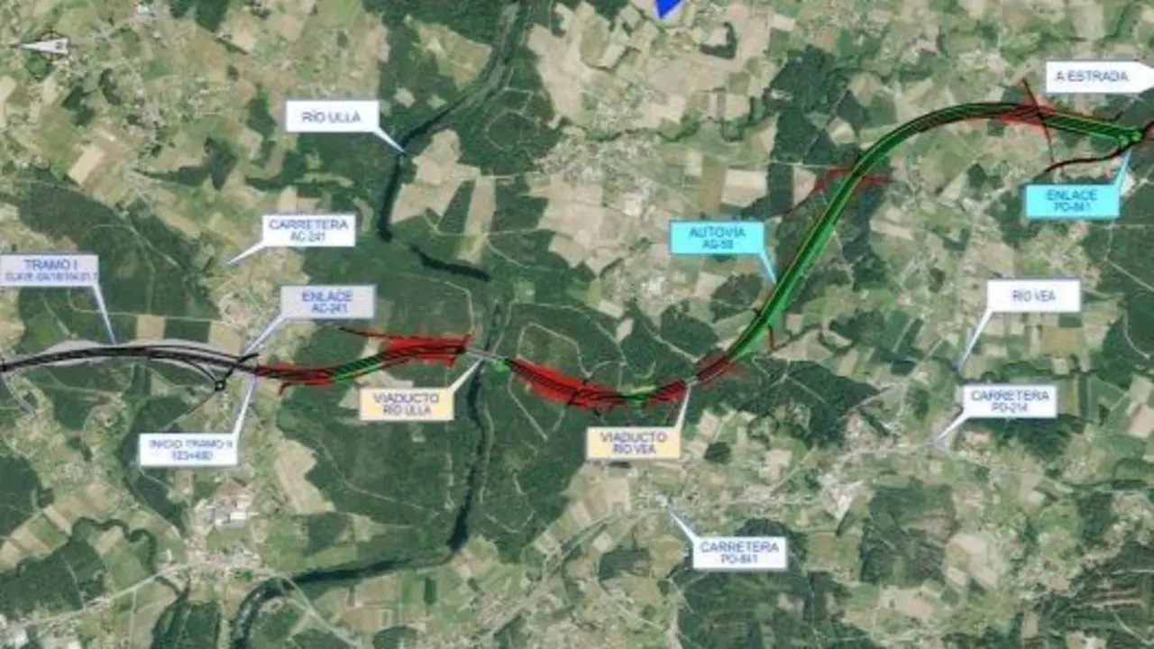 Proyecto prolongaci&oacute;n de la autov&iacute;a Santiago-A Estrada