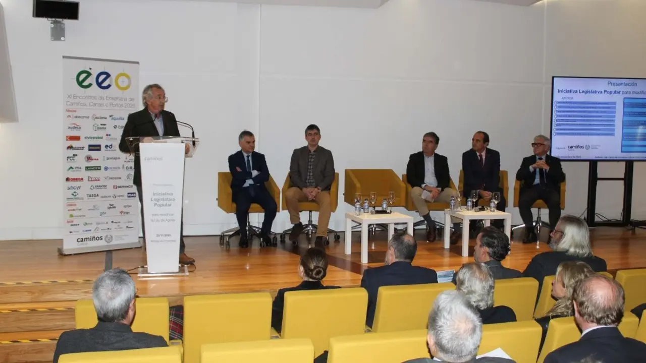 Enrique Urcola, decano del Colegio de Ingenieros de Caminos