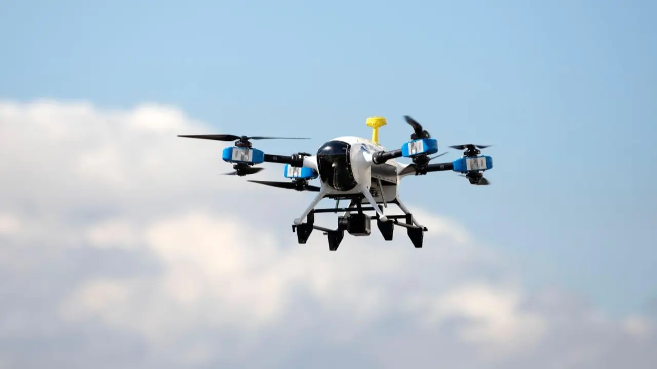Dron en operaci&oacute;n