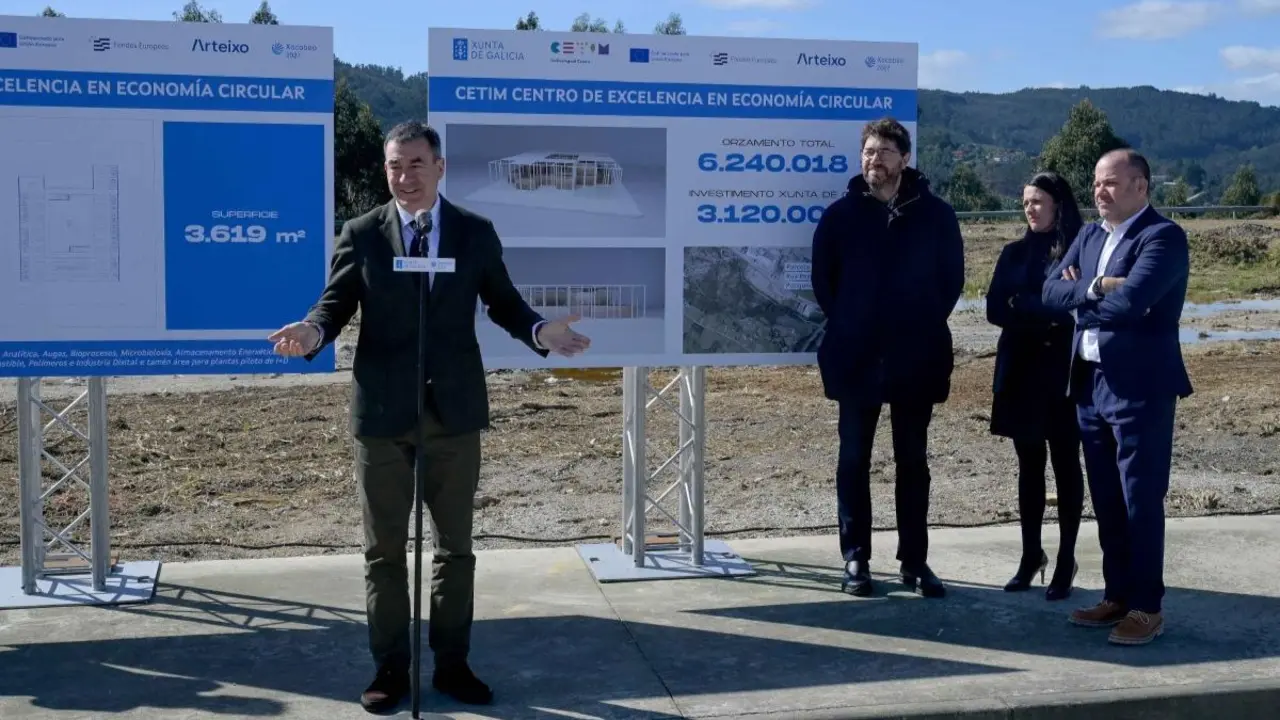 Visita a la parcela del nuevo centro de CETIM en Arteixo