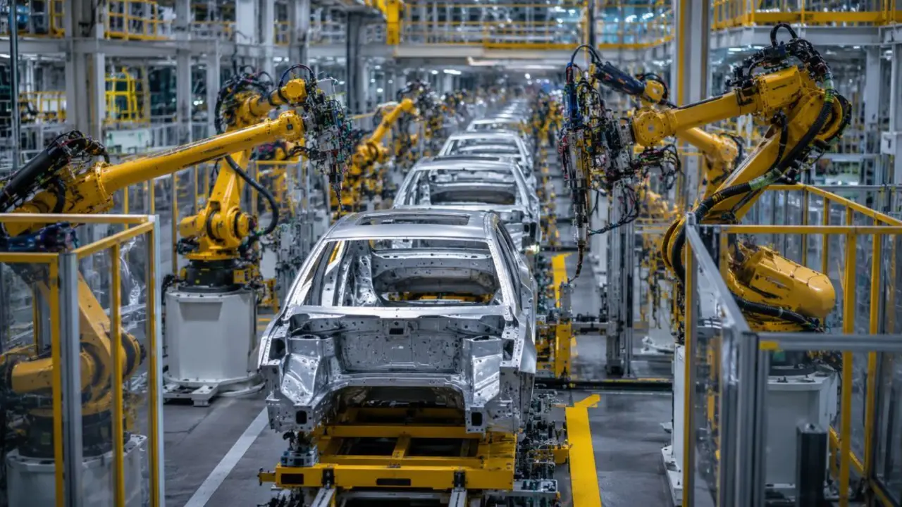 L&iacute;nea de montaje de automoci&oacute;n